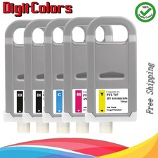 A 5 color set of PFI-707 Ink Cartridge For Canon IPF830 IPF840 IPF850 PFI707
