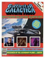 Battlestar Galactica Official Poster Magazine #1 VG 4.0 1978 Low Grade