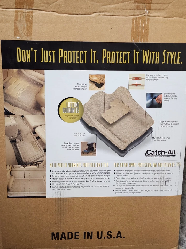 NUEVO Alfombrilla Nifty Catch-All 07'-13' Sierra EXT cabina segunda fila negra 620861 Foto 3 de 4