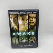 Awake DVD 2008 Widescreen Suspense Thriller Hayden Christensen Jessica Alba