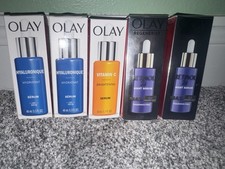 Olay Face Serums Vitamin C Retinol Hyaluronic Acid Anti-Aging 40mL Set