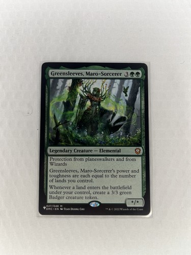 Greensleeves, Maro-Sorcerer The List Reprints Regular