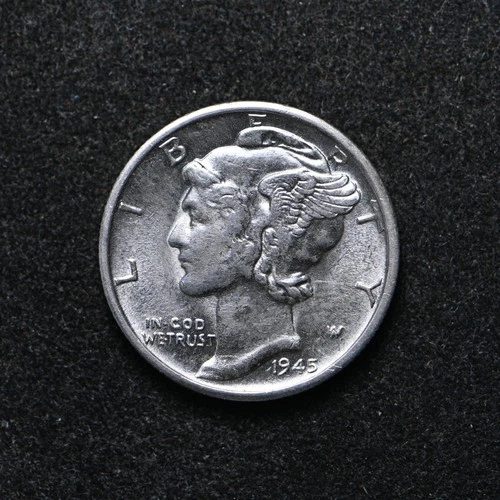1945-S Mercury Silver Dime BU+ (bb18986)