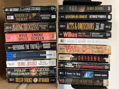 Legal Thrillers PB lot of 19 Bruce Alexander Terry Devane Nancy Kopp Jay Brandon