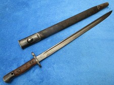 BAIONETTA E FODERO ORIGINALE WW1 M1907 SMLE INGLESE RARO MAKER VICKERS 1918