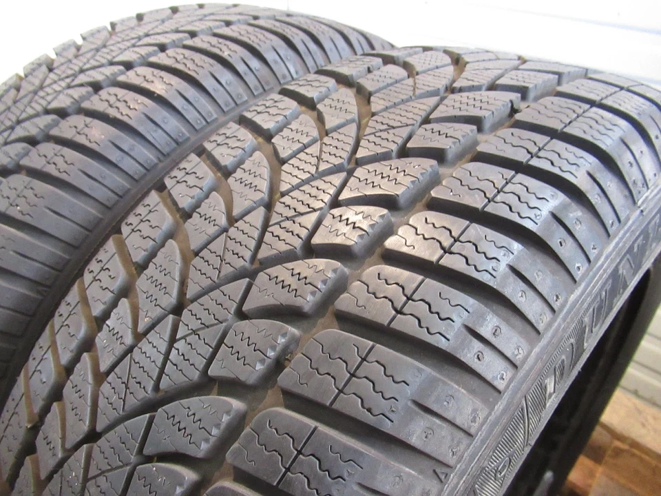 7,5mm! Dunlop Winterräder Audi A4 8K B8 B81 - 205/60 R16 7Jx16 ET39 5x112 ML66,6 - Bild 4 von 4