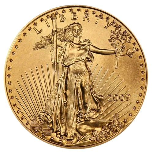 2009 $25 American Gold Eagle 1/2 oz Brilliant Uncirculated