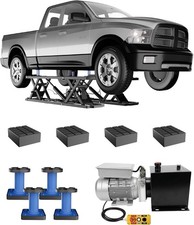7000lb Portable Scissor Car Lift Heavy Duty Auto Truck Suv Garage Hoist 26inch