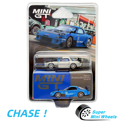 CHASE ! Mini GT 1:64 Mazda RX-7 RE-Amemiya 20B NA 3ROTOR-7 “Ama