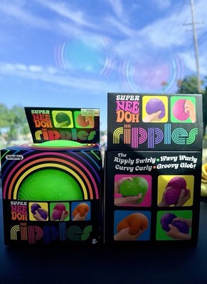 RARE. Schylling Nee Doh Ripples Tactile Squeeze Toy  RARE