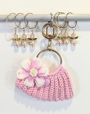 6 x Maschenmarkierer Zum Stricken Für Nadeln...