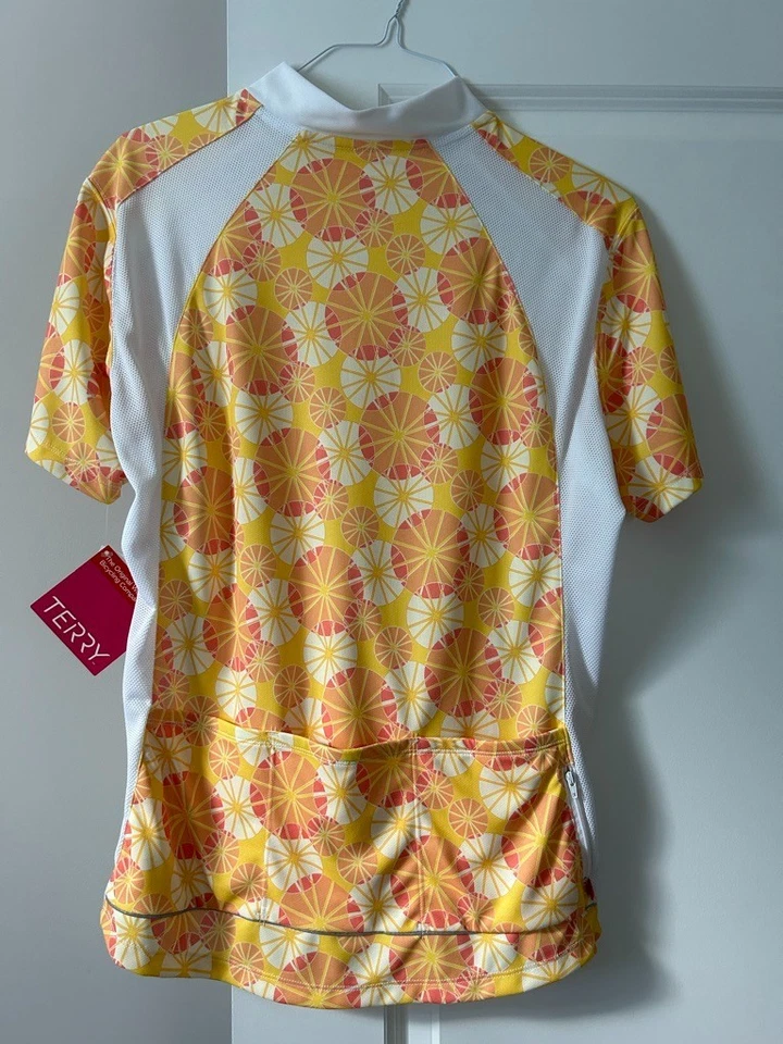 Велосипедная майка Terry женская XXL цветная цитрусовая изюминка расслабленная посадка туристическая - Изображение 2 из 4