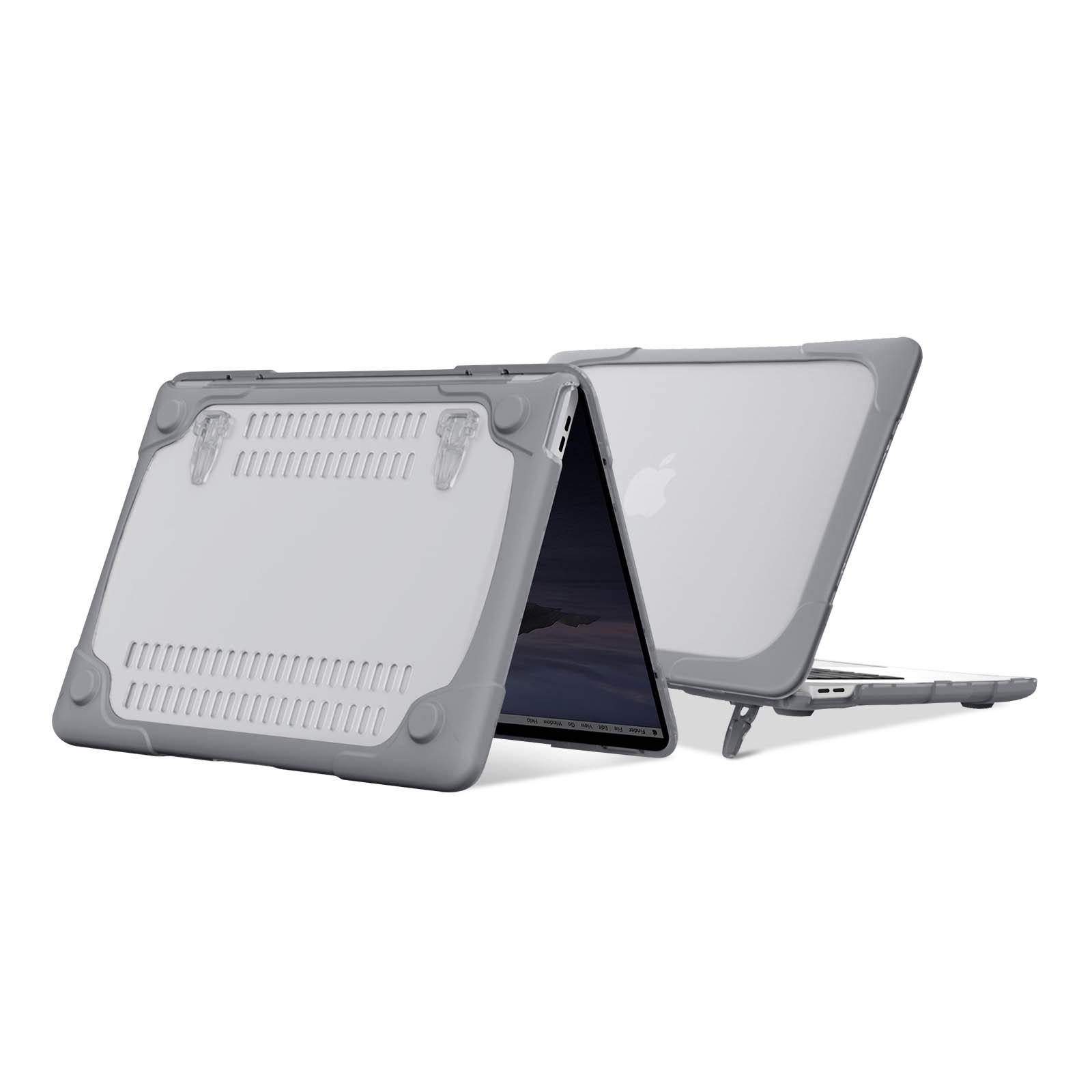 Coque MacBook Pro 13 2020 protection transport pour actif gris