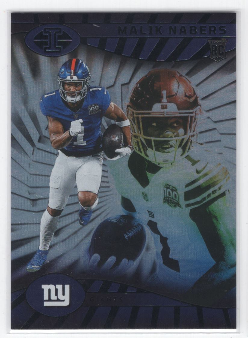 #66 2024 Panini Illusions Base ) Malik Nabers Rookie New York Giants