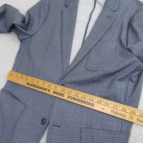 Perry Ellis Slim Fit Stretch Blazer Mens Sport Coat Jacket Size M 38R - Picture 10 of 11