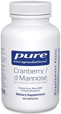 Pure Encapsulations Cranberry/D-Mannose - 90 Capsules (Exp Date 04/2026)