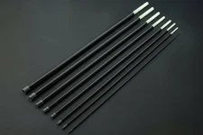 Rodmaker 247 TREK  6'6" 2/3wt 8pc Fiberglass Blank - Black