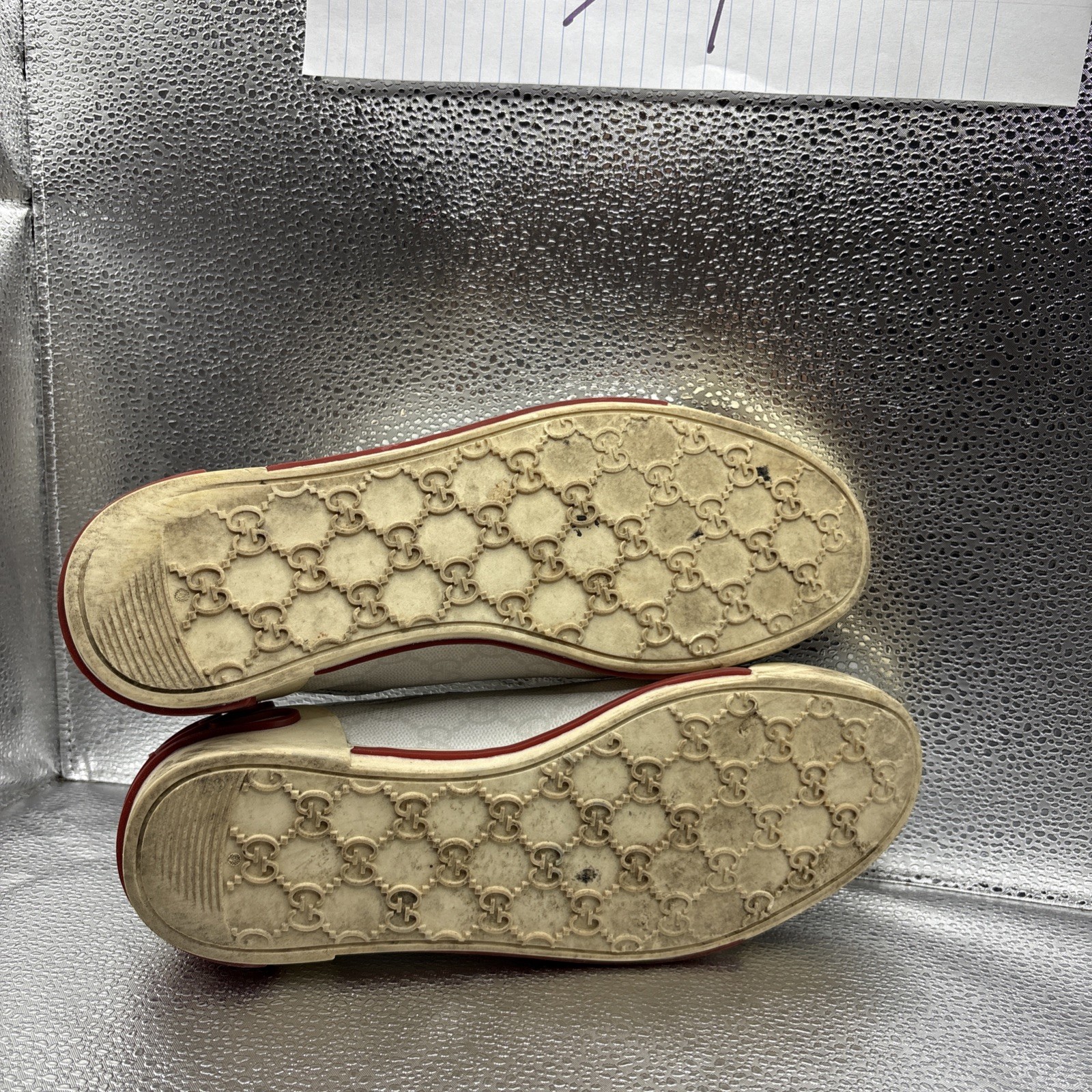 RARE GUCCI SCRIPT WEB STRIPE CURSIVE BOULEVARD SN… - image 6