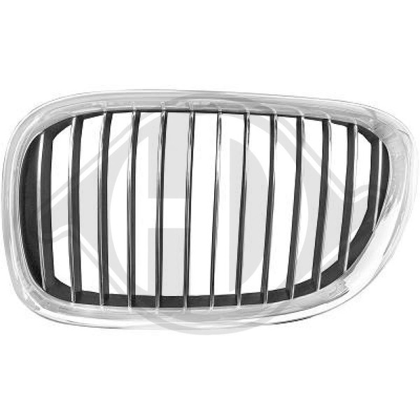 KüHlergrill KüHlergitter Chrom Schwarz FüR Bmw 7Er F01 F02 F03-image
