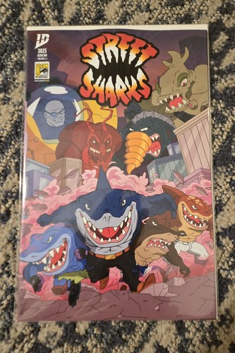 2025 SDCC EXCLUSIVE STREET SHARKS #1 IDW CONVENTION EXCLUSIVE VARIANT NM