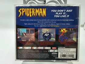 Spider-Man (Sega Dreamcast, 2001) CIB Complete in box with Registration card!