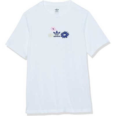 Adidas Originals Girls Flower Printed Tee Floral T-Shirt Size Extra Large XL