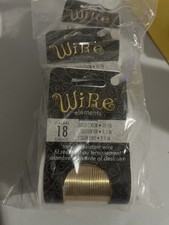 3 rolls of 18 Gauge Gold Wire 10 Yards Tarnish Resistant Wire