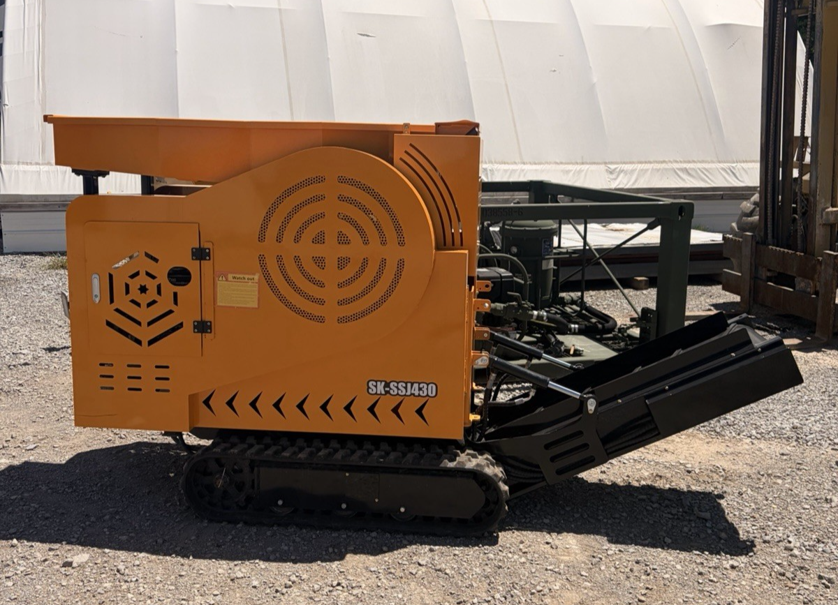 NEW SK-SSJ430 Mini Tracked Jaw Rock Crusher Mobile Concrete