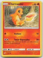 Charmander 11/181 Common Team Up Pokemon SPANISH NM
