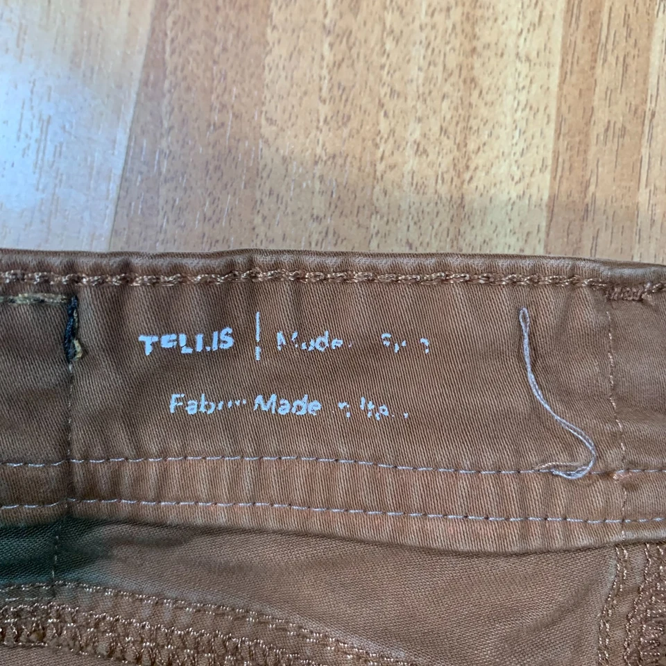 Adriano Goldschmied Jeans Men's 28x30* The Tellis Modern Slim Brown Pants - Image 4 of 4