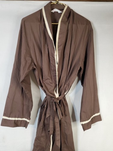 Vintage B.V.D. BVD Brand Lounge Wear Men's Robe 2 Pocket Tie Waist Size XL