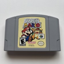 Paper Mario Nintendo 64 N64 Authentic Cleaned Tested Super Fun Retro Game Rare