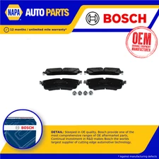 Brake Pads Set fits LAND ROVER DISCOVERY Mk5 3.0 Front 2016 on Bosch LR134644