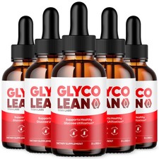5 Pack Glyco Lean Blood Support Drop GlycoLean Vitamin Supplement 150 Servings
