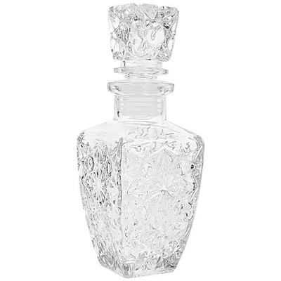 Glas Whiskey Karaffe Wein Karaffen Whiskyflasche Mit Mittlerer Finger, Flaschen - Bild 1 von 4