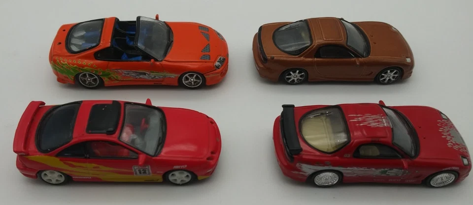 Road Champions Fast & Furious 4 car lot MAZDA RX-7 x2, TOYOTA SUPRA, ACURA INTEG - Image 3 of 4