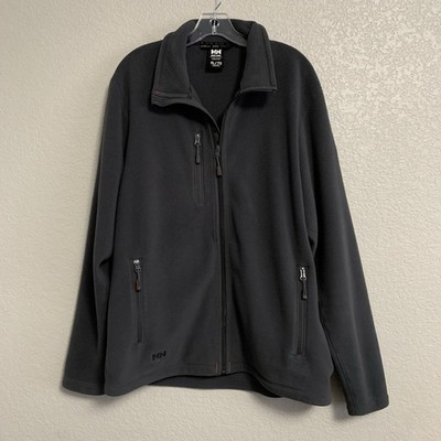 Helly Hansen Jacket Mens XL Fleece Workwear Full Zip Polartec Outdoor JP Morgan