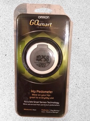 Omron HJ-150 Go Smart Hip Pedometer w/ 7 Day Memory Advanced Accuracy NEW SEALED