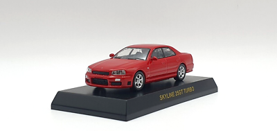 1/64 Kyosho NISSAN SKYLINE 25GT TURBO RED R34 diecast car model