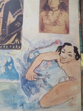 PAUL GAUGUIN (1848-1903) LARGE EXHIBITION POSTER GRAND PALAIS TAHITI POLYNESI...