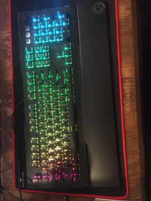 ROCCAT Vulcan 121 Mechanical PC Tactile Gaming Keyboard - Dr Disrespect Keyboard