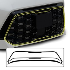 Fits Kia Soul 2023-2025 Outer Grille Chrome Delete Decal Blackout Vinyl Film