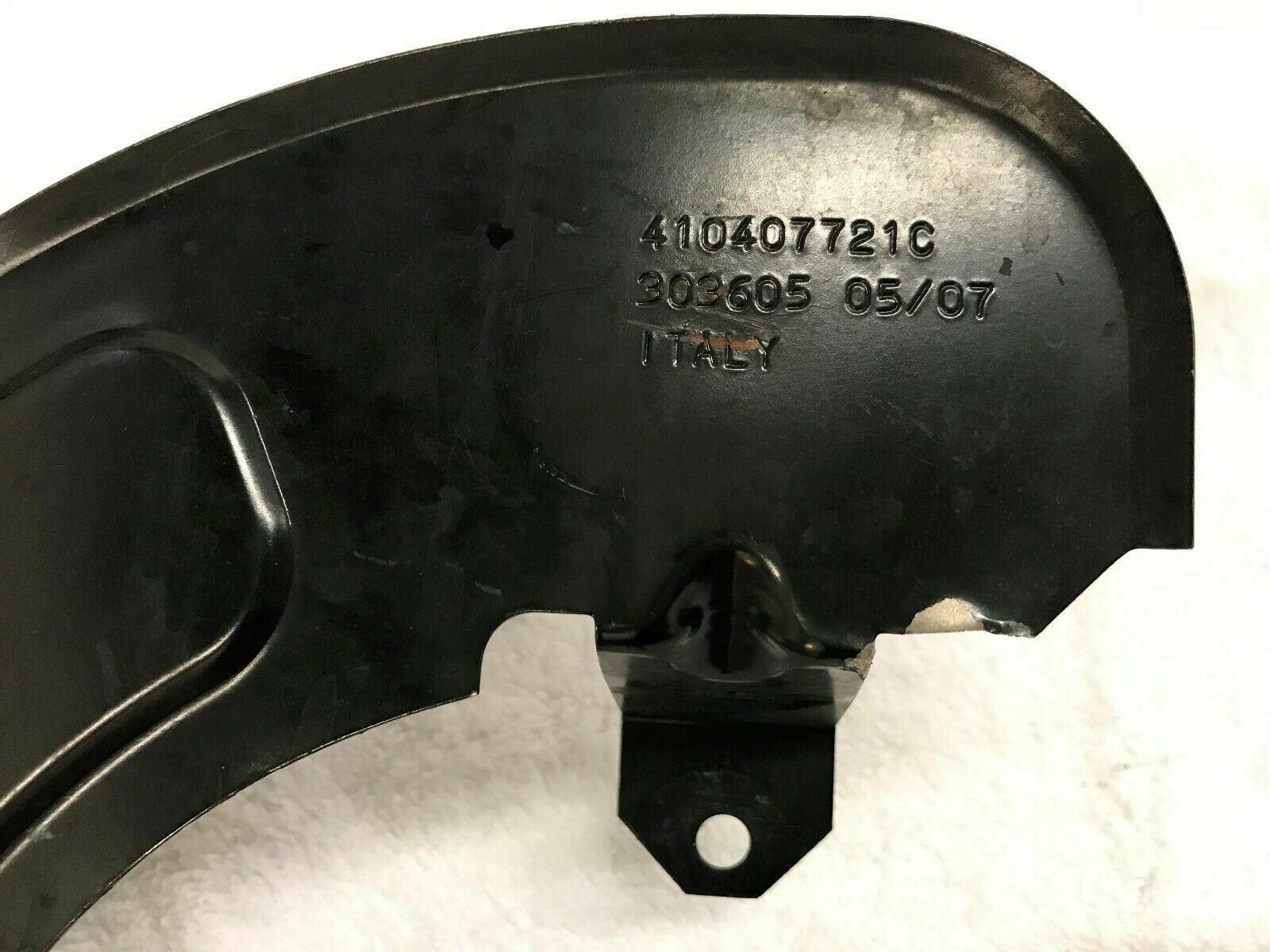 LAMBORGHINI MURCIELAGO LP640 DRIVER LEFT SIDE BRAKE SHIELD COVER OEM 410407721C