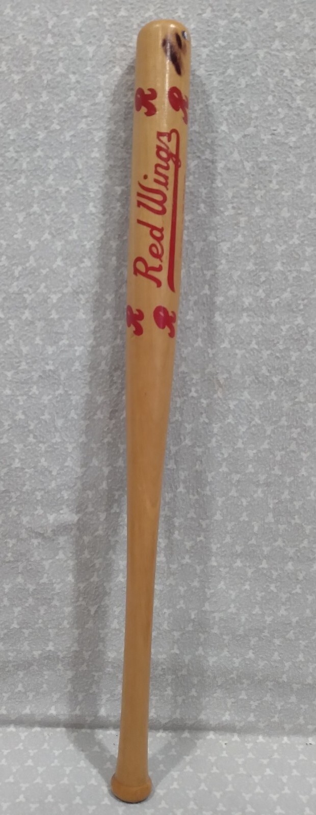 Vintage Rochester Red Wings Mini Wood Baseball Bat 18" R Letter Logo