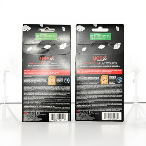 Yes to Tomatoes Zit Zapping Dots per pelle soggetta a rottura 24 Dots (Lotto di 2) - Foto 2 di 2