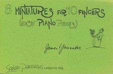 8 Miniatures For 10 Fingers Easy Piano Pieces 1978 Sonory Yannatos