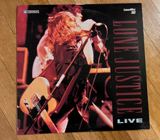 LONE JUSTICE - Lone Justice Live Laserdisc LD - Great Cover Rare LD