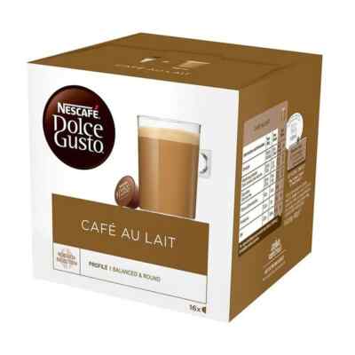 NESCAFE Dolce Gusto Café au Lait Coffee Pods - 16 capsules