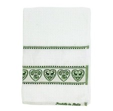 Strofinaccio cucina “alpi” con tela aida da ricamare