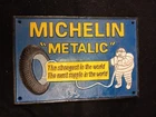 Cast Iron Vintage Michelin Metalic Advertising Sign